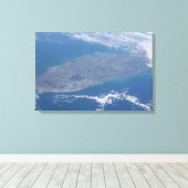 フロリダ半島。 キャンバスプリント (インサイチュ (ウッドフロア))