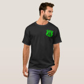 フロリダ南西海岸支部 - ロゴ ポケットグリーン Tシャツ (正面フル)