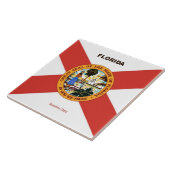 フロリダ国旗とスローガン タイル (側面)