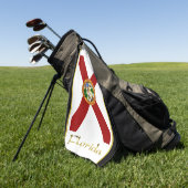 フロリダ国旗 ゴルフタオル (グリーン)