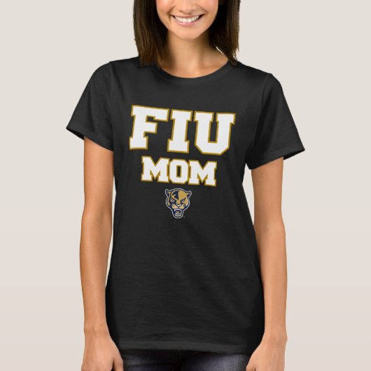 フロリダ国際大学 FIUパンサーズ ママ Tシャツ (正面)