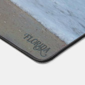 フロリダ大西洋海ビーチ波自然写真 デスクマット (コーナー)