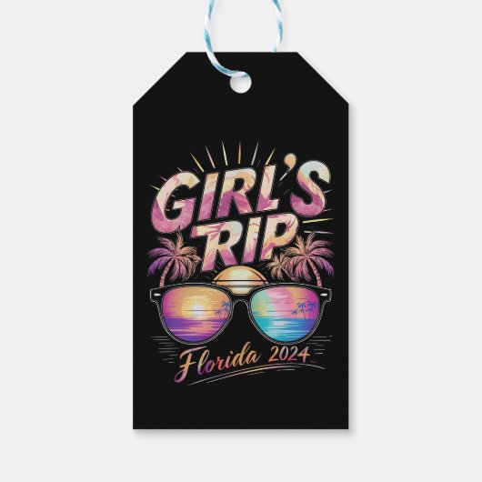 フロリダ女子旅 2024年 夏のビーチウィークエンド ギフトタグ (裏面)