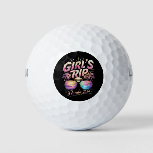 フロリダ女子旅 2024 夏のビーチウィークエンド ゴルフボール (正面)