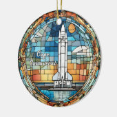 フロリダ宇宙オーナメント セラミックオーナメント (左)