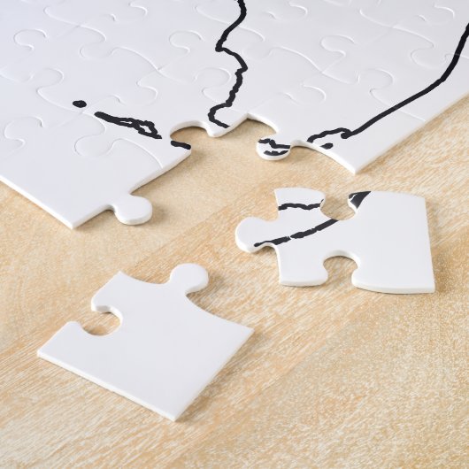 フロリダ家のジャクソンビルのパズル ジグソーパズル (側面)