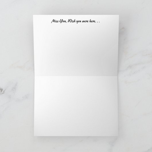 フロリダ州からの挨拶 カード (内部)