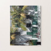 フロリダ州のアパート周辺の鍵ウエストにバイクを止める ジグソーパズル (縦)