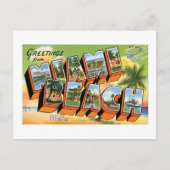 フロリダ州のマイアミビーチからこんにちは！ ポストカード (正面)