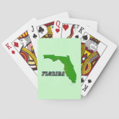 フロリダ州の地図と文字 トランプ (裏面)