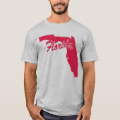 フロリダ州の形Tシャツ Tシャツ (正面)