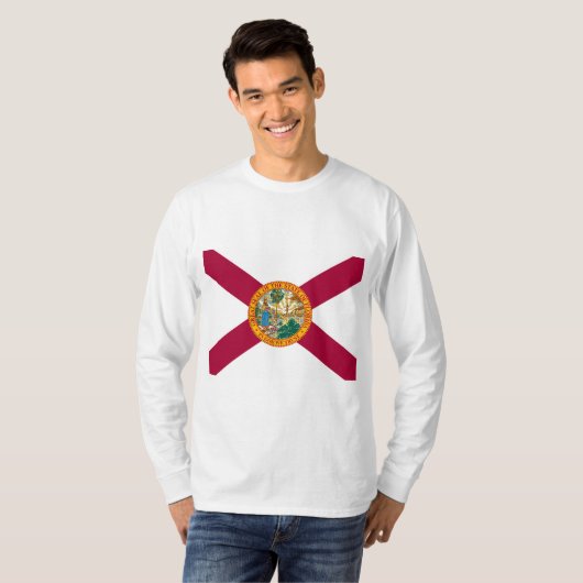 フロリダ州の旗 Tシャツ (正面フル)