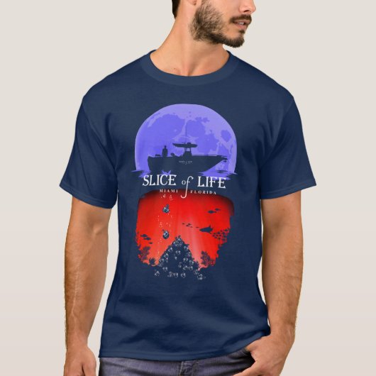 フロリダ州の日常の一コマ Tシャツ (正面)