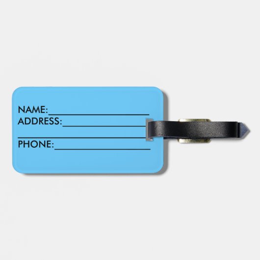 フロリダ州の村落の手荷物タグ ラゲッジタグ (裏面横)