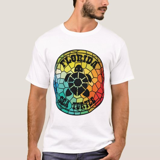 フロリダ州の海ガメ Tシャツ (正面)