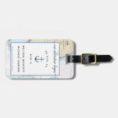 フロリダ州の目的地の結婚式の日付を保存 ラゲッジタグ (正面横)