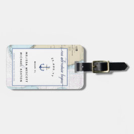 フロリダ州の目的地の結婚式の日付を保存 ラゲッジタグ