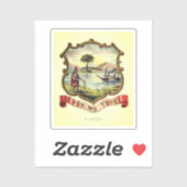 フロリダ州の紋章(1876年) シール (シート)