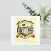 フロリダ州の紋章（1876年） 招待状 (スタンド正面)