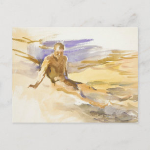 フロリダ州のBather, 1917 ポストカード