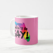 フロリダ州はゲイ コーヒーマグカップ (正面左)