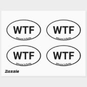 フロリダ州へようこそ 楕円形シール (シート)