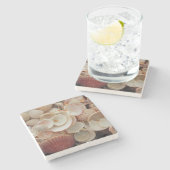 フロリダ州アメリカサンタローザの砲弾を閉鎖する ストーンコースター (横)