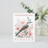 フロリダ州アメリカ旅行の北モッキンバードバード ポストカード (スタンド正面)