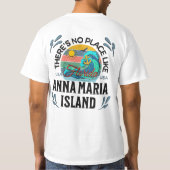 フロリダ州アンナ・マリア島 Tシャツ (裏面)