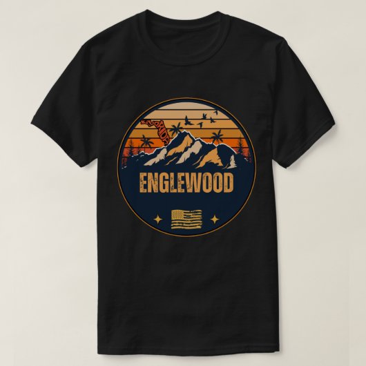 フロリダ州イングルウッド Tシャツ (デザイン正面)