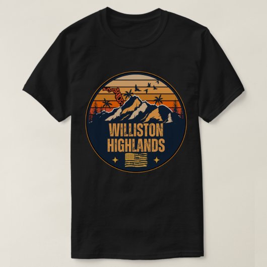 フロリダ州ウィリストンハイランズ Tシャツ (デザイン正面)