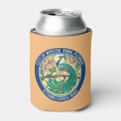 フロリダ州ウィンターパークのシール 缶クーラー (缶正面)