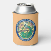 フロリダ州ウィンターパークのシール 缶クーラー (缶裏面)
