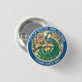 フロリダ州ウィンターパークのシール 缶バッジ (正面&裏面)