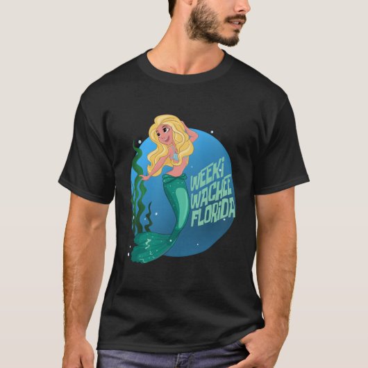 フロリダ州ウィーキの人魚 Tシャツ (正面)