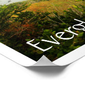 フロリダ州エバーグレーズ国立公園の湿原 ポスター (角)