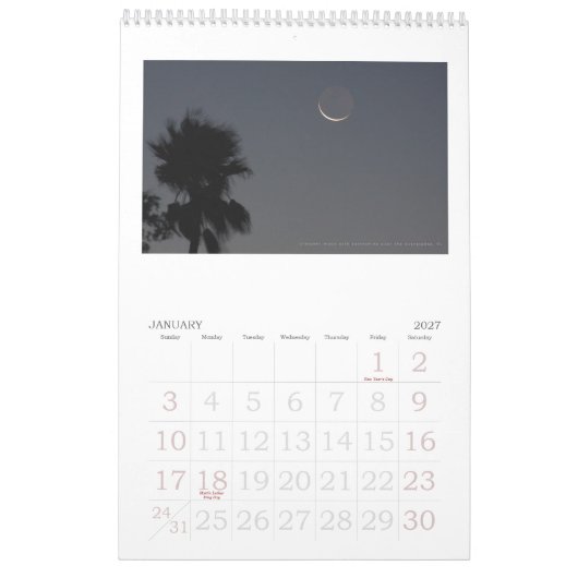 フロリダ州エバーグレードの画像 カレンダー (1月 2027)