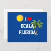 フロリダ州オカラを愛する ポストカード (正面/裏面)