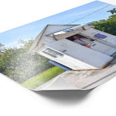 フロリダ州オショピーのPostmaster Don フォトプリント (角)