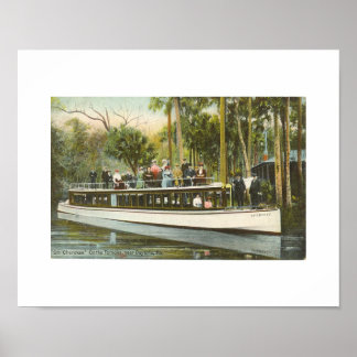 フロリダ州オルモンド市トモケ川 – 1910 ポスター