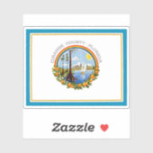 フロリダ州オレンジ州旗 シール (シート)