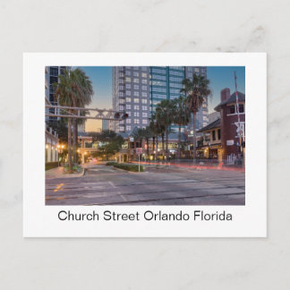 フロリダ州オーランドのチャーチストリート - 歴史的なダウンタウン ポストカード