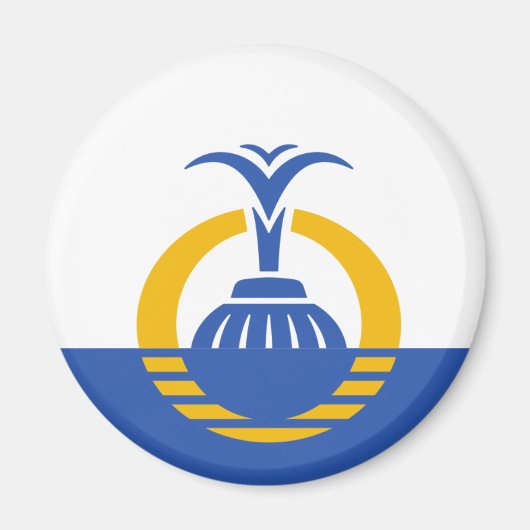 フロリダ州オーランド州旗 マグネット (正面)