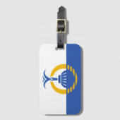 フロリダ州オーランド州旗 ラゲッジタグ (正面縦)