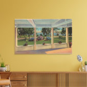 フロリダ州オーランド – フロリダの屋外ビュー キャンバスプリント (インサイチュ (リビング))