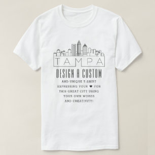 フロリダ州カスタムテーマのタンパを作成 Tシャツ