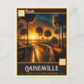 フロリダ州ガイネズビル |ヴィンテージはがき ポストカード (正面)