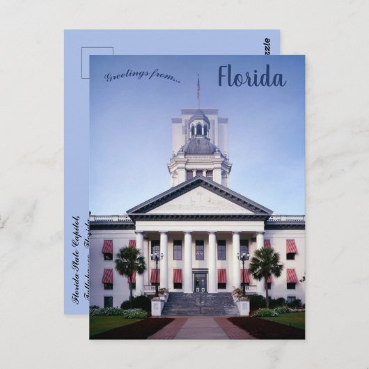 フロリダ州キャピトルタラハシー ポストカード (正面/裏面)