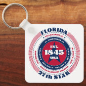フロリダ州キーチェーン キーホルダー (正面)