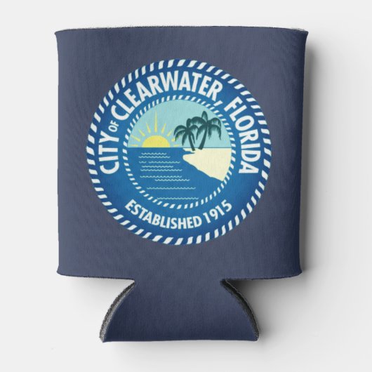 フロリダ州クリアウォーターのシール 缶クーラー (正面)